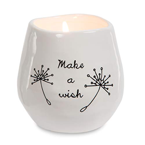 Pavilion - Make a Wish White Ceramic Soy Serenity Scented Candle