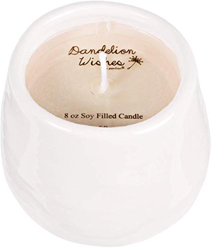 Pavilion - Make a Wish White Ceramic Soy Serenity Scented Candle