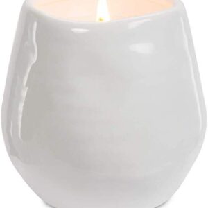 Pavilion - Make a Wish White Ceramic Soy Serenity Scented Candle