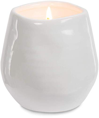 Pavilion - Make a Wish White Ceramic Soy Serenity Scented Candle