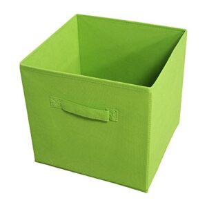 achim home furnishings collapsible storage bins, set of 4, green