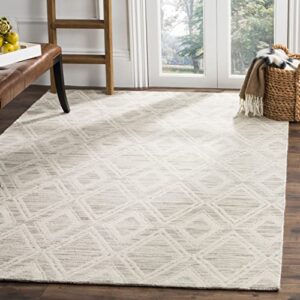 safavieh marbella collection 6′ x 9′ light brown / ivory mrb312c handmade premium wool area rug