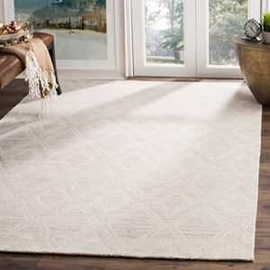 SAFAVIEH Marbella Collection 6' x 9' Light Brown / Ivory MRB312C Handmade Premium Wool Area Rug