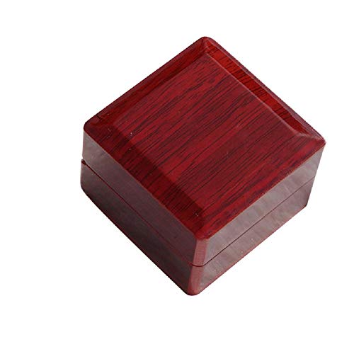 JunningGor Display Wooden Single Ring Box (Fit Mens Big Heavy Ring)