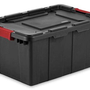 Sterilite® 60 Qt./15 Gal. Industrial Utility Storage Bin - Black