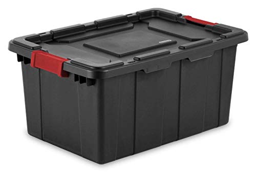 Sterilite® 60 Qt./15 Gal. Industrial Utility Storage Bin - Black