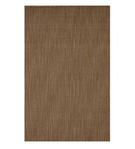 plow & hearth dalton 2×3’6″ fireproof hearth rug | mocha | wool blend fireplace mat | protect home décor hardwood floor and carpet from sparks and embers wood stove