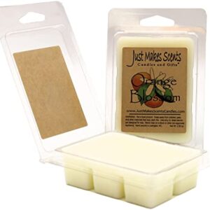 2 Pack - Orange Blossom Scented Soy Wax Melts | Long Lasting Orange Tree Flower Fragrance | Hand Poured in The USA by Just Makes Scents Candles & Gifts