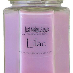 Lilac Scented Blended Soy Candle by Just Makes Scents