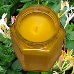 Honeysuckle Scented Blended Soy Candle | Hand Poured Spring Candles | Made in The USA by by Just Makes Scents Candles & Gifts