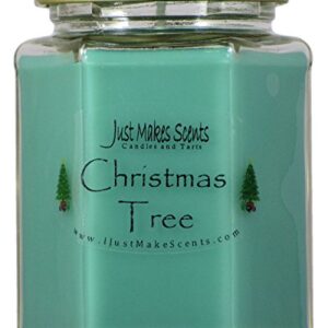 Christmas Tree Scented Blended Soy Candle | Real Christmas Tree Fragrance | Hand Poured in The USA by Just Makes Scents