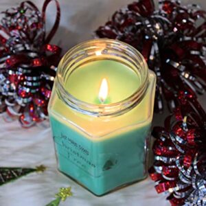 Christmas Tree Scented Blended Soy Candle | Real Christmas Tree Fragrance | Hand Poured in The USA by Just Makes Scents