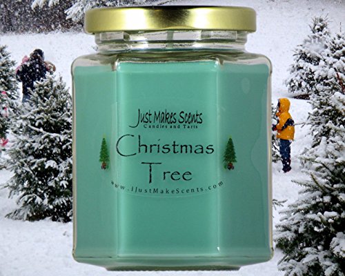 Christmas Tree Scented Blended Soy Candle | Real Christmas Tree Fragrance | Hand Poured in The USA by Just Makes Scents