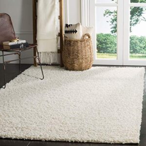 SAFAVIEH Athens Shag Collection 8' x 10' Seafoam SGA119D Non-Shedding Living Room Bedroom Dining Room Entryway Plush 1.5-inch Thick Area Rug