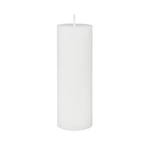 zest candle pillar candles, 2 by 6-inch, white citronella