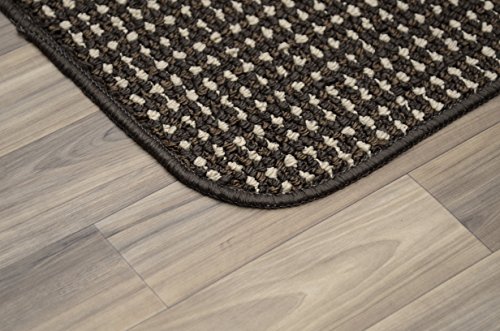 Garland Rug Berber Colorations Kitchen Slice Rug, 18-Inch by 30-Inch, Mocha