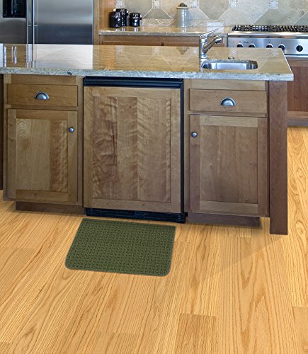 Garland Rug Herald Square Kitchen Slice Rug, 18-Inch by 30-Inch, Green