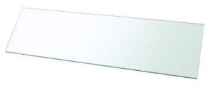 crl 10″ x 36″ rectangle 3/8″ clear tempered glass shelf – 2 per pack – 38tgr1036