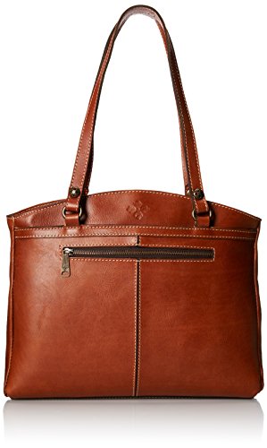 Patricia Nash Poppy Top Zip Tote, Tan