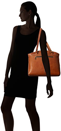 Patricia Nash Poppy Top Zip Tote, Tan