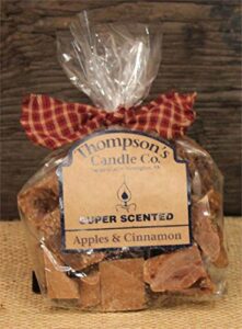 thompson’s candle co super scented apples & cinnamon crumbles