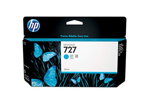 HP DesignJet T 2500 -Original HP B3P19A / 727 - Cyan Ink Cartridge -