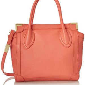 Foley + Corinna Framed Mini Shopper Top Handle Bag, Coral, One Size