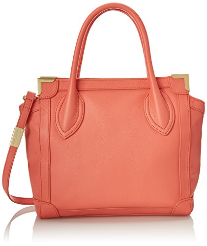 Foley + Corinna Framed Mini Shopper Top Handle Bag, Coral, One Size