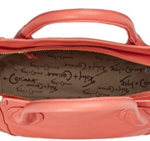 Foley + Corinna Framed Mini Shopper Top Handle Bag, Coral, One Size