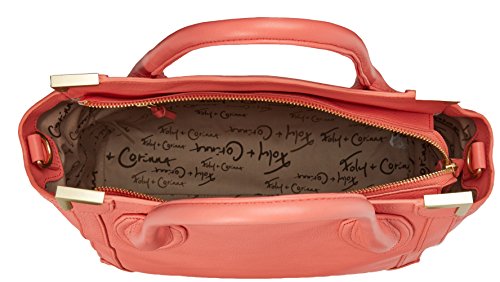 Foley + Corinna Framed Mini Shopper Top Handle Bag, Coral, One Size