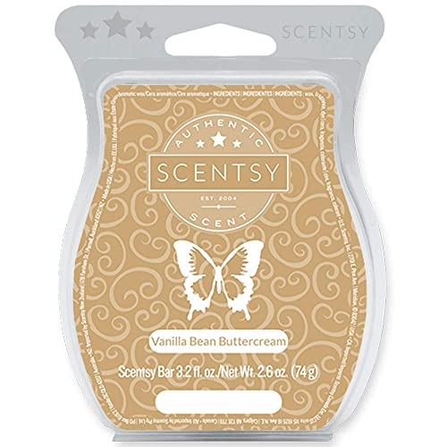 Scentsy Vanilla-Bean-Buttercream Scented Wax, 3 Ounce