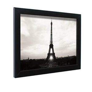 leoyoubei poster frame a3 -actual fits 11 3/4×16 1/2 inch photo,print,poster,portrait or artwork frame 3/4 inch wide,hanging picture frame (black)