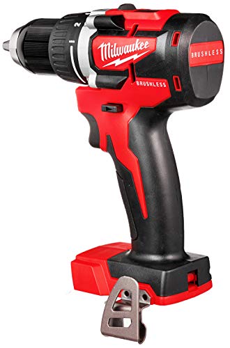 Milwaukee M18 18-Volt Lithium-Ion Brushless Cordless 1/2 Inch Compact Drill/Driver (Tool-Only) 2801-20