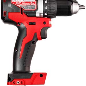 Milwaukee M18 18-Volt Lithium-Ion Brushless Cordless 1/2 Inch Compact Drill/Driver (Tool-Only) 2801-20