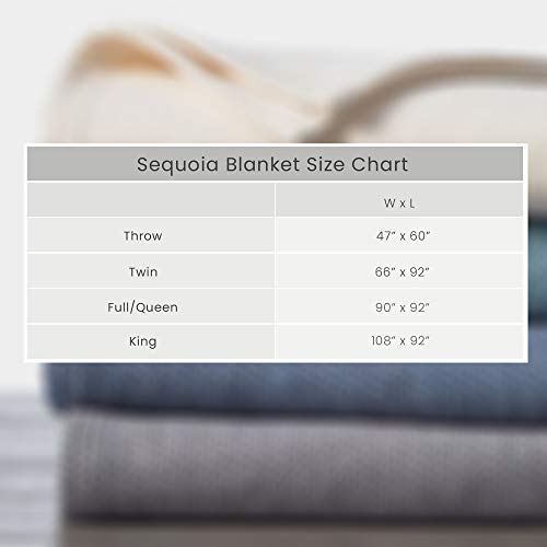 Coyuchi - Sequoia Washable Organic Blanket - Throw Blanket - Undyed