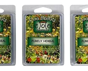 3 Pack Soy Blend Wickless Candles Highly Scented Wax Melts – Purely Herbal