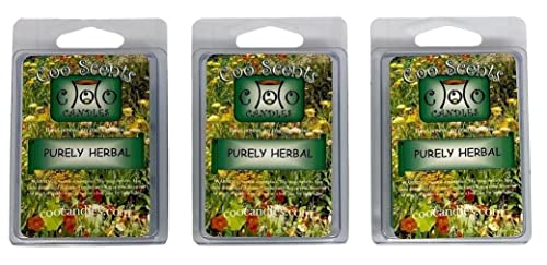 3 Pack Soy Blend Wickless Candles Highly Scented Wax Melts – Purely Herbal