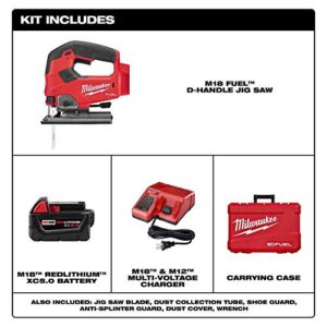 Milwaukee (MLW273721) M18 FUEL D-Handle Jig Saw Kit