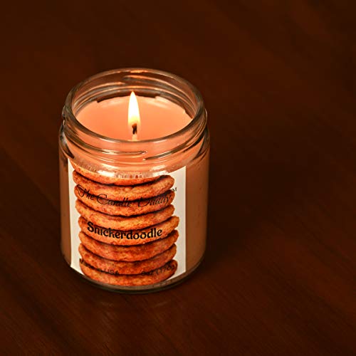 The Candle Daddy Richly Scented Candles - 6oz Aromatherapy Jar Candle (Snickerdoodle) Made in USA