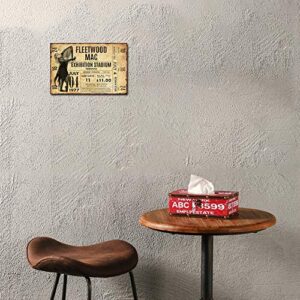 FlowerBeads Old Tin Signs Metal Plate Sign, Bar Pub Club Mural Man Cave Decor Art Wall Poster 30X20Cm