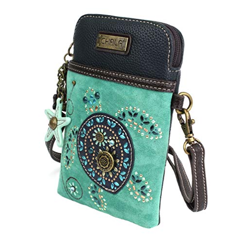 Chala Dazzled Sea Turtle Cellphone Crossbody Handbag - Turtle Lovers