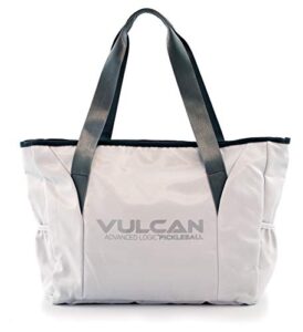vulcan sporting goods pickleball tote (white)