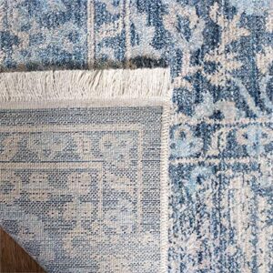 SAFAVIEH Vintage Persian Collection 8' x 10' Blue/Ivory VTP484M Traditional Oriental Distressed Area Rug