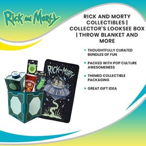 Rick and Morty Collectibles | Collector's LookSee Box | Throw Blanket and More
