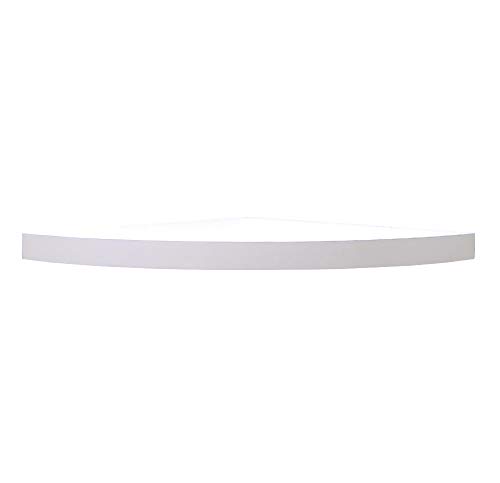 InPlace Shelving Lewis Hyman 9602036E Floating Corner Shelf with Invisible Brackets, 18", White