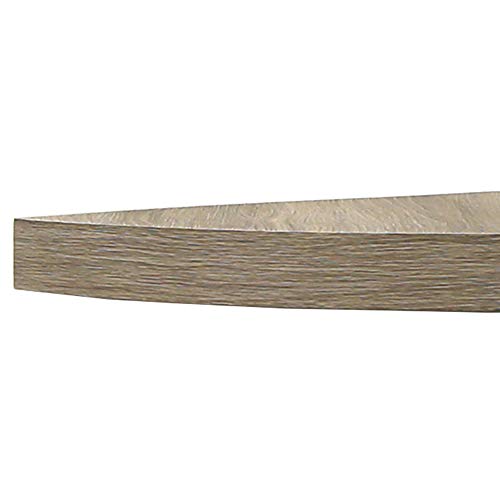 InPlace Shelving 9602052E Floating Corner Shelf with Invisible Brackets, 18", Driftwood