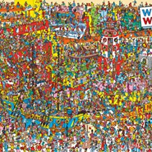 Buyartforless POSTER Where's Waldo? Visual Challange 36x24 Art Print Poster, Multicolor (AQ 241425)y, Living Room