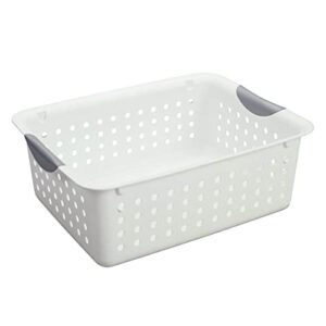 sterilite 16248006 medium ultra plastic storage organizer basket white (36 pack)