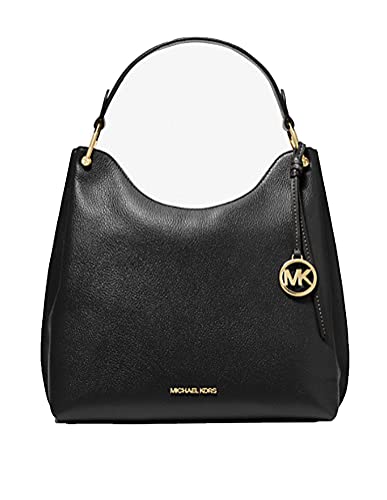 Michael Kors Women's Joan Large Slouchy Shoulder Bag Style 35S1GV9L3L (Black)