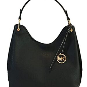 Michael Kors Women's Joan Large Slouchy Shoulder Bag Style 35S1GV9L3L (Black)